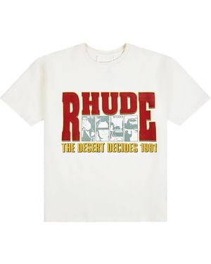 Rhude The Desert Decides T-Shirt "Vintage Rhfw26Tt06012 8610" - Black