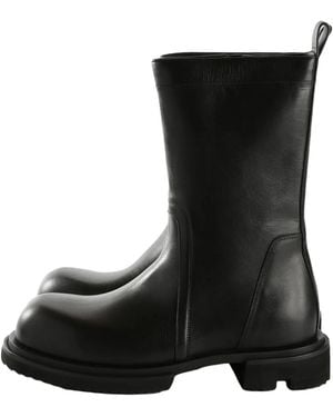 Rick Owens Creeper Gabe Boot Ru01F2826 Loo 09" - Black