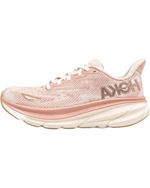 Hoka One One Clifton 9 "Sandstone Cream" 1127896 Snc" - Black