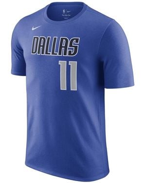Nike Nba Mavericks Kyrie Irving Name & Number T-Shirt Dr6370 488" - Blue