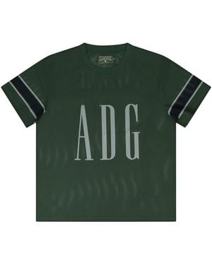 DENIM TEARS Adg Inc. Varsity T-Shirt Dt674" - Green