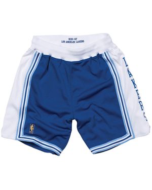 Mitchell & Ness Authentic Shorts "Nba Los Angeles Lakers Alternate 1996-97" Ashrgs18120 Lalroya96" - Blue