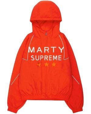 NAHMIAS Marty Supreme A24 Classic Warm Up Jacket Nah002" - Red