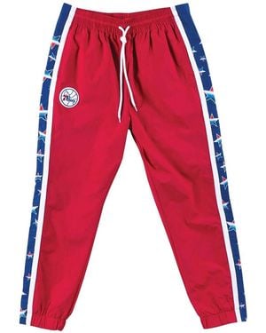 Mitchell & Ness Nba Tear Away Jogger "Philadelphia 76Ers - Red