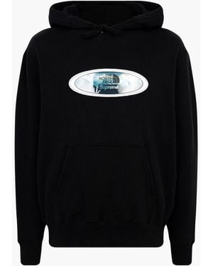 Supreme Tnf Lenticular Mountain Hoodie "Fw21" Su11050" - Black