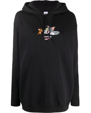 Reebok Tom & Jerry Hooded Dress Gj0467" - Black