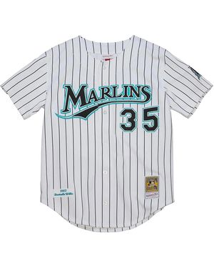 Mitchell & Ness Mlb Dontrelle Willis Home World Series Jersey "2003 Florida Marlins – Ajy15338 Fma03Dwswhbk" - Black