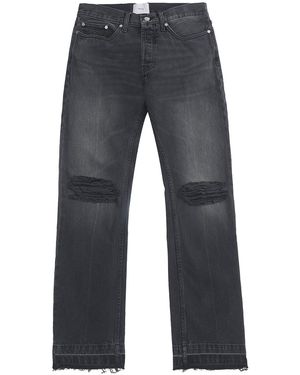 Rhude Beach Bum Denim Pf24Dp03320" - Black