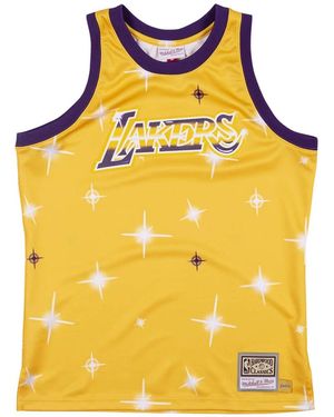 Mitchell & Ness Nba Airbrush Knit Jersey "Los Angeles Lakers - Black