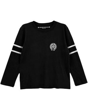 Chrome Hearts Roller Skates 33 Horseshoe Long Sleeve T-Shirt Chrm2036" - Black
