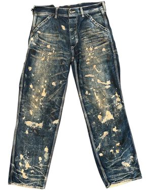 Mastercraft Union Peinto Carpenter Jeans "Mid" 720 10 94 Blu" - Black