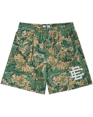 Eric Emanuel Ee Basic Shorts Leafy Camo" Ee192" - Green