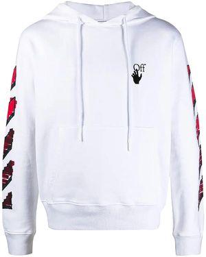 Off-White c/o Virgil Abloh Marker Slim Hoodie Ombb034R21Fle0030125" - Black