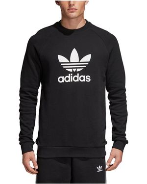 adidas Trefoil Warm-Up Crew Cw1235" - Black