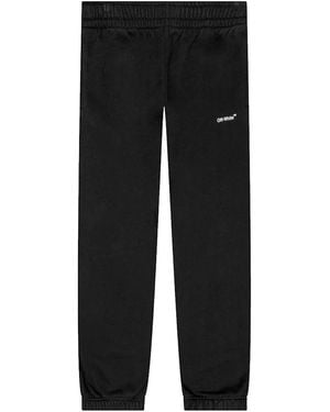 Off-White c/o Virgil Abloh Helvetica Slim Joggers Omch029C99Fle0021001" - Black