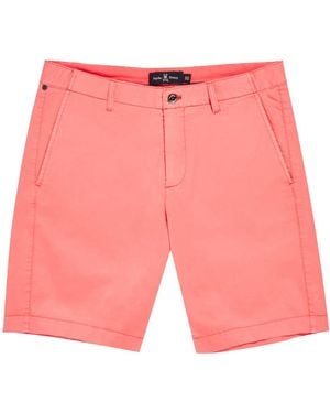 Psycho Bunny Diego Neon Coral Shorts B6R790N1Ce Ncr" - Black
