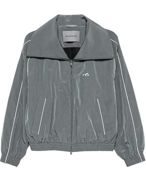 Balenciaga Bodies High Collar Tracksuit Jacket "Elephant" A0029Ztpq381485" - Black