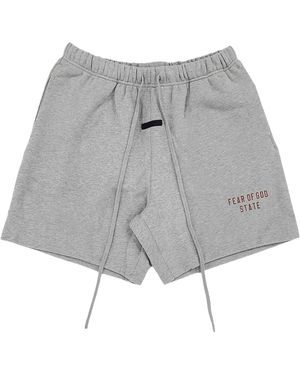 Fear Of God Fleece Soccer Short 160Bt242001F" - Black