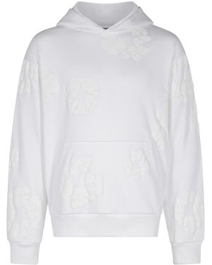 DENIM TEARS Mono Cotton Wreath Sweatshirt Dt033" - Black