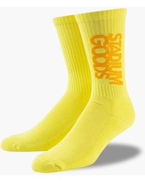 Stadium Goods Crew Sock "Marmalade" - Yellow