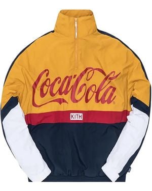 Kith Coca-Cola Quarter Zip Nylon Windbreaker Kh1171 102" - Black