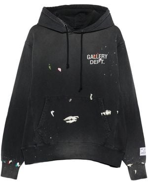 GALLERY DEPT. Gd Paint Logo Hoodie "Vintage" Gd147" - Black