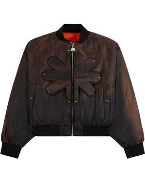 LOSTSHDWS Reversible Detached Bomber "Oil" Lst 50 22703 Oil" - Black