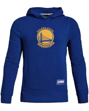 Under Armour Nba Golden State Warriors Logo Hoodie Youth 1318979 402" - Blue