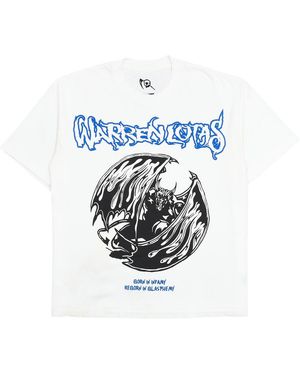 Warren Lotas Gargoyle Logo Short Sleeve T-Shirt Wl035" - Black