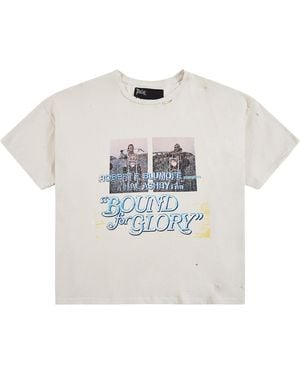 PALY Bound Glory T-Shirt "Vintage Cream" 2U001Q1010Vwt" - Black