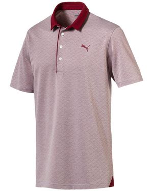PUMA Diamond Jacquard Polo 576125 03" - Black