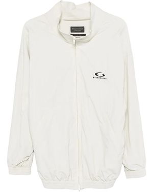 Balenciaga Off Shoulder Tracksuit Jacket "Dirty" 850869 Tto04 9012" - Black