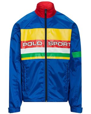 Polo Ralph Lauren Sport Spellout Ripstop Jacket 710832337001" - Black