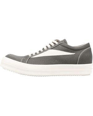 Rick Owens Luxor Vintage Trainer Low Hustler Milk" Du02C5803 Do 9611" - Black