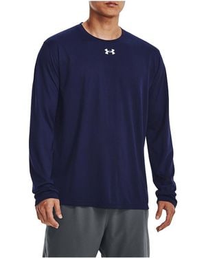 Under Armour Tech Team Long Sleeve T-Shirt "Midnight 1376843 410" - Blue