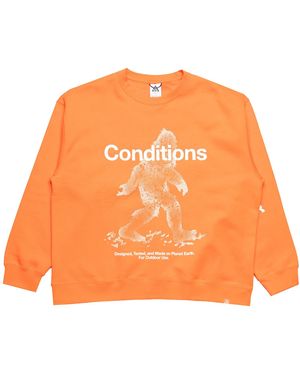 Nike Acg Tuff Fleece Therma-Fit Pullover Crew-Neck Sweatshirt "Safety" If1490 819" - Orange