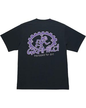 Gramicci Equipped For Dirt Ss T-Shirt "Vintage" G6Su-T102-Vb" - Black