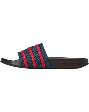 adidas Adilette Slides "Wales Bonner Night Scarlet" Ki3388" - Black