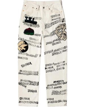 DENIM TEARS Stussy X X Our Legacy Ttl 501 Jean Dt182" - Black