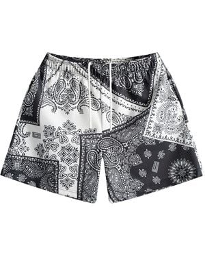 Bravest Studios Panda Porcelain Shorts Bs127" - Black