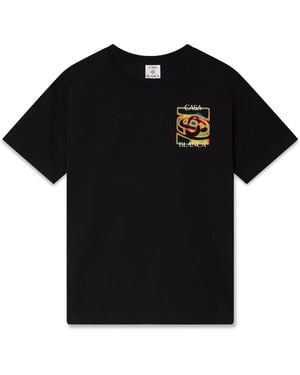 CASABLANCA Heat Map Classic T-Shirt Sp26 Jts 001 06" - Black