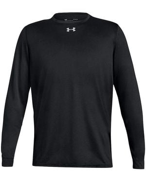 Under Armour Locker T-Shirt 2.0 Long Sleeve Shirt Metallic" 1305776 001" - Black