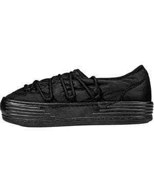 Palm Angels Snow Puffed Trainers Pmia082S23Fab0011010" - Black