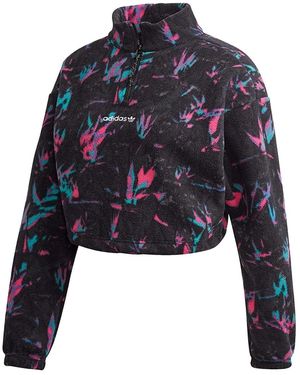 adidas Originals Half Zip Jumper Gc8753" - Black