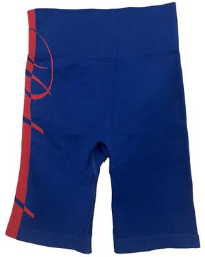 Rhude Core Techknit Biker Short H21Core Tbik Blu" - Blue