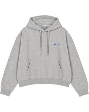 Vetements Athletic Logo Hoodie Mh27Hd223G" - Black