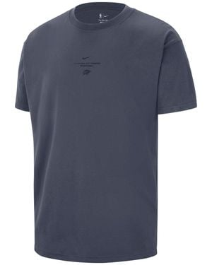 Nike Oklahoma City Thunder Nba T-Shirt "College" Io6429 419" - Black