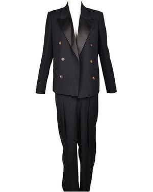 Brunello Cucinelli Virgin Wool Blend Suit Mb045T2363_C101" - Black