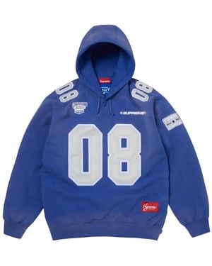 Supreme Jersey Hooded Sweatshirt "Ss26 - Blue