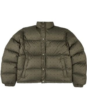 Chrome Hearts Cross Monogram Print Down Puffer Jacket Chrm1210" - Green